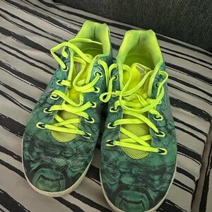 Nike Green and Yellow Athletic Running Shoes